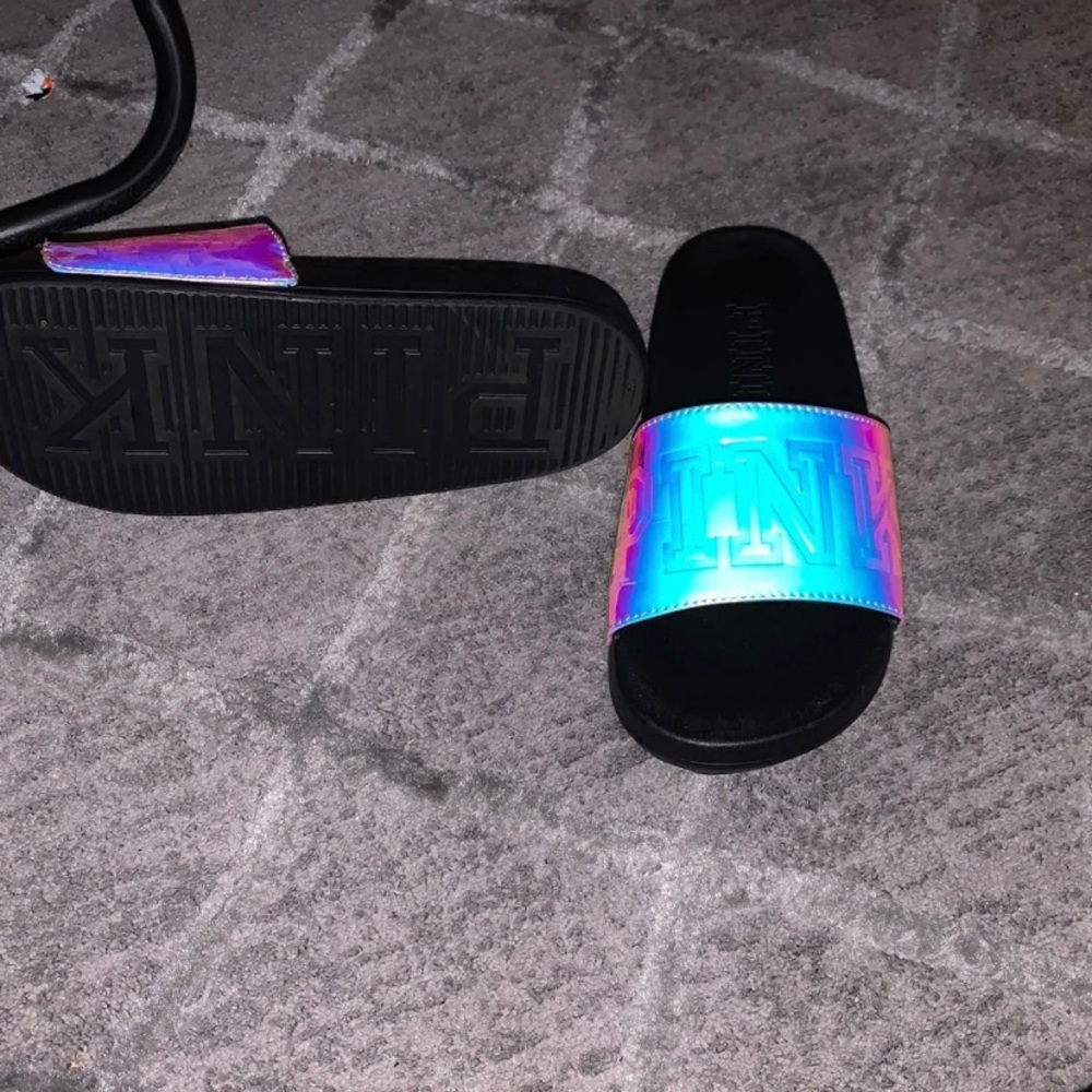 Pink shiny slides